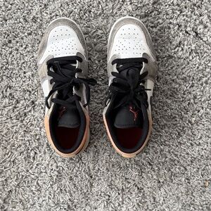 Jordan Kids' Sneakers - White, Gray, and Black